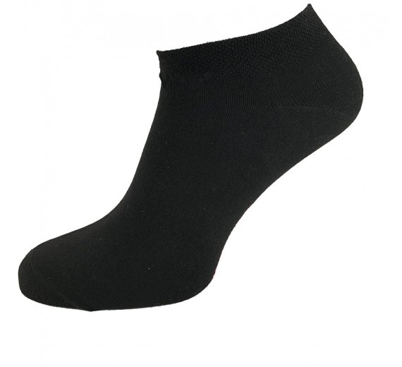 ReflexWear Diabetes-Ankelstrømper Sort, Str. 35-38