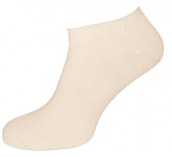 ReflexWear Diabetes-Ankelstrømper Natur, Str. 35-38