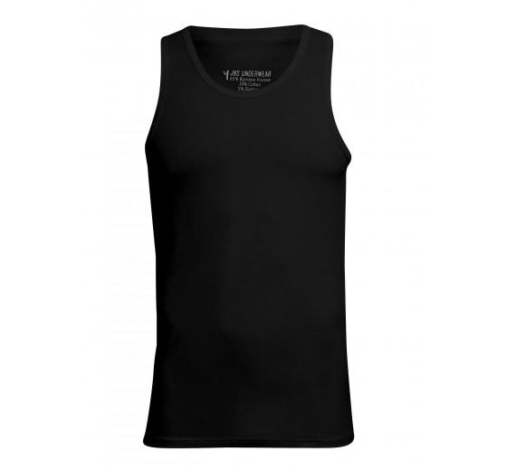 2-Pak JBS bambus tank-top (singlet), sort, str. medium 2-Pak JBS bambus tank-top (singlet), sort, str. medium
