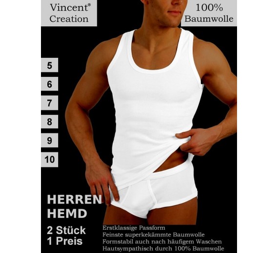 Pakke med to stropundertrøjer til mænd