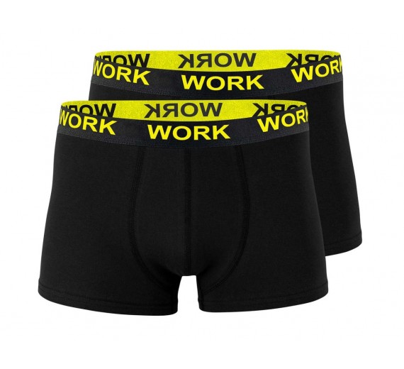 2-pak boxershorts "work", sort, str. 2XL