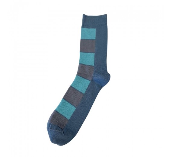 Socks CPH herrestrømper med tern, frostgrå, str. 45-48