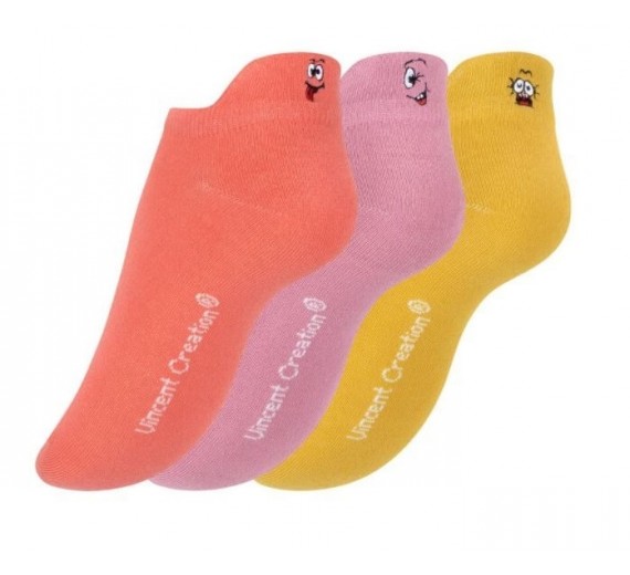 3-pak sneaker socks, str. 36-40