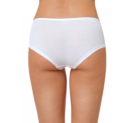 3-Pak Hipster Trusser, Hvid, Str. Medium 3-Pak Hipster Trusser, Hvid, Str. Medium