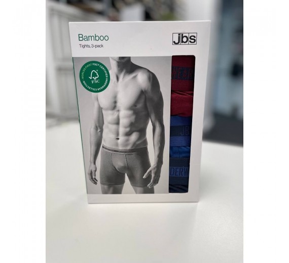3-Pak JBS Bambus Tights, Bordeaux, Blå og Navy Str. 2XL 3-Pak JBS Bambus Tights, Bordeaux, Blå og Navy Str. 2XL