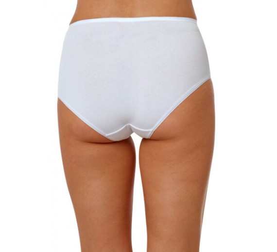 3-Pak Maxi Brief Trusser, Hvid, Str. Small 3-Pak Maxi Brief Trusser, Hvid, Str. Small