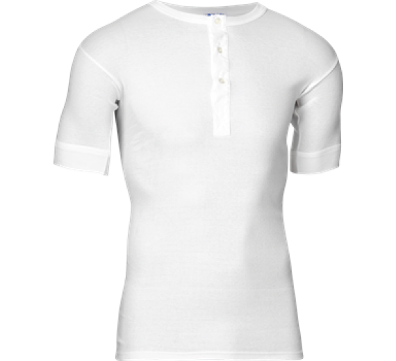 JBS Original T-Shirt Med Knapper, Hvid str. X-Large