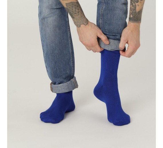 CPH Socks Comp. - Bambus herrestrømper, Blå