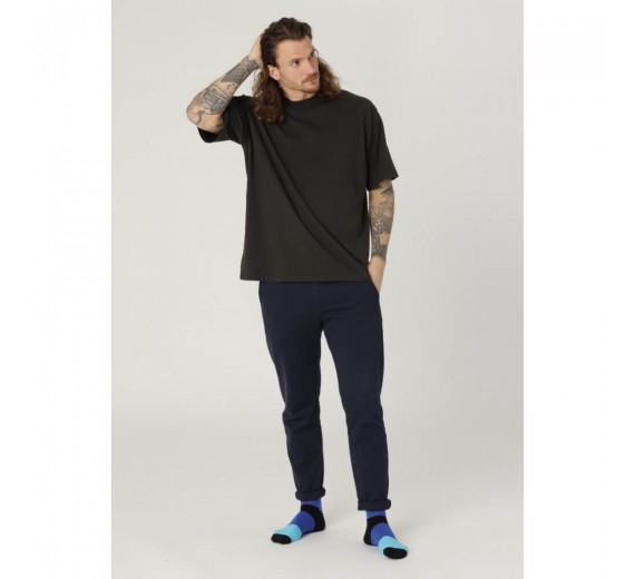 CPH Socks Comp. - Herrestrømper med brede striber, Blå