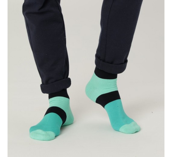 CPH Socks Comp. - Herrestrømper med brede striber, Grøn