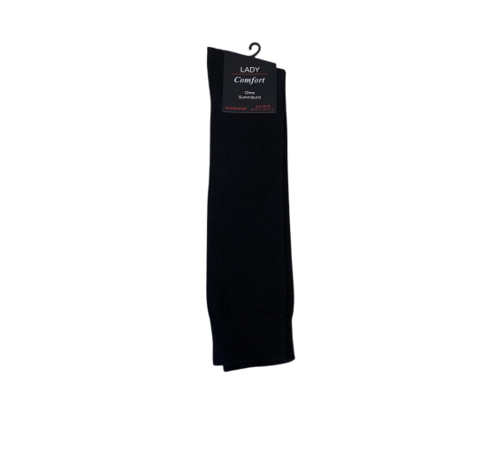 Sorte Lady Comfort Knæsokker Sorte Lady Comfort Knæsokker