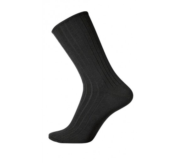 Sorte Egtved Bomuldsstrømper Uden Elastik Str. 40-45
