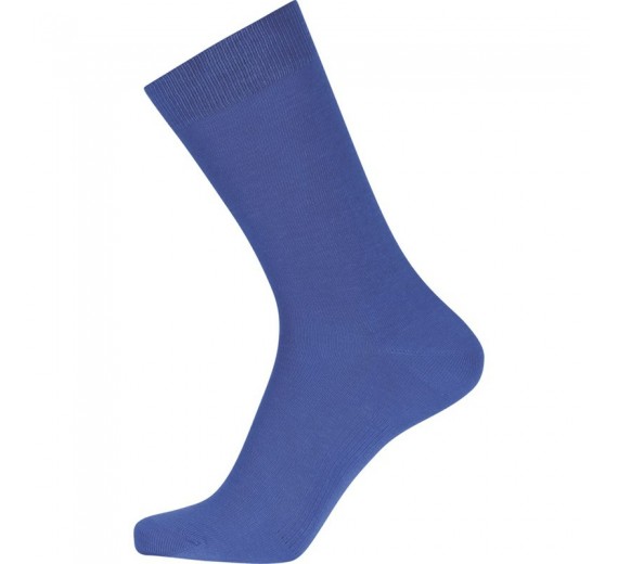 Blå Egtved bomuldsstrømper, str. 45-48