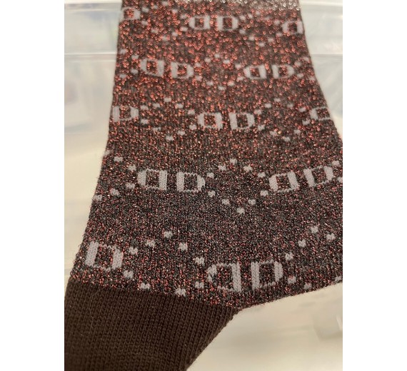 decoyanklesockglitterbrunkobberstr3741-34