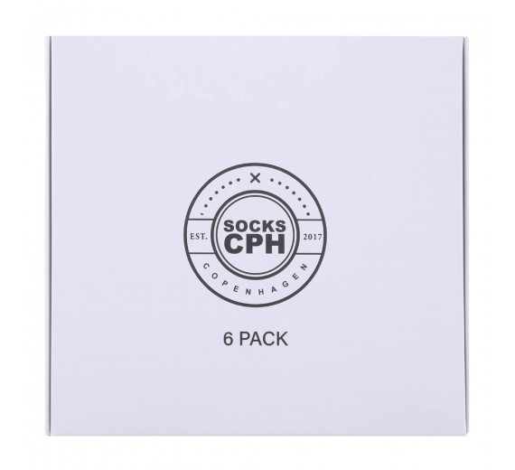 6 Par Sorte Bambusstrømper Til Kvinder, I Gaveæske, Socks CPH