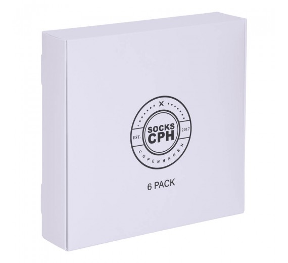 6 Par Sorte Bambusstrømper Til Kvinder, I Gaveæske, Socks CPH