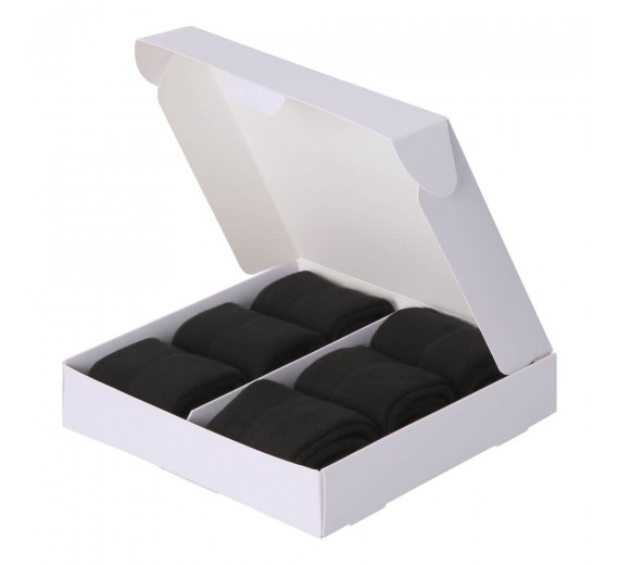 6 Par Sorte Bambusstrømper Til Kvinder, I Gaveæske, Socks CPH