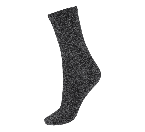 Socks CPH- Damestrømper sort med sølv glitter Socks CPH- Damestrømper sort med sølv glitter