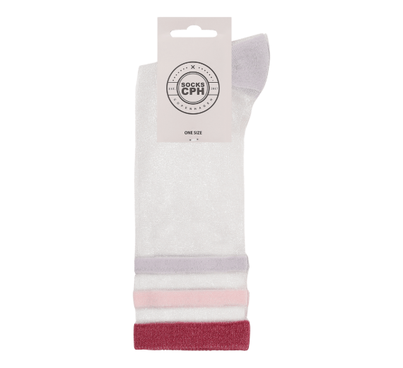 Socks CPH- Damestrømper transparent Lys Lilla
