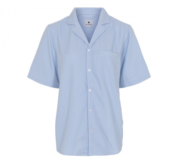 Bambus Nat-Skjorte M. Korte ærmer Dame, Lyseblå JBS of Denmark Str. Large