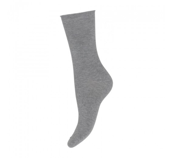 Grå Decoy Bambusstrømper - Str. 37-41