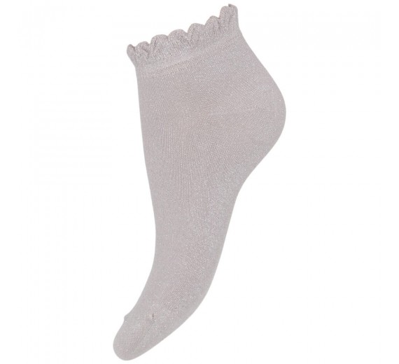 Decoy Glitter Ancle Sneaker Socks - Lys Rosa Str. 37-41