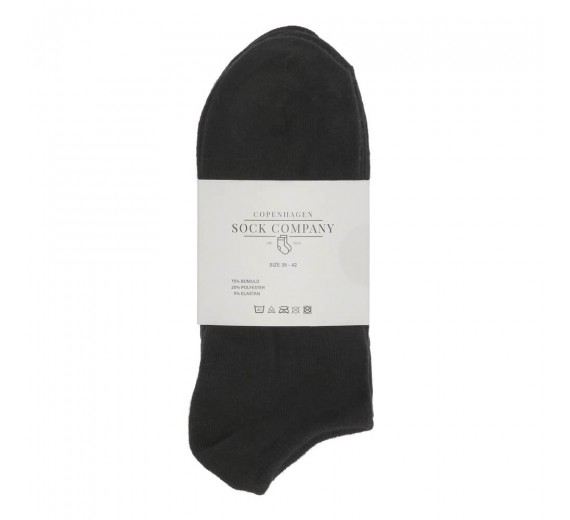 5-Pak Footies, Sort, CPH Sock Company, Str. 43-46