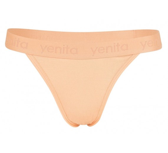 G-streng trusser i bambus, nude, str. small