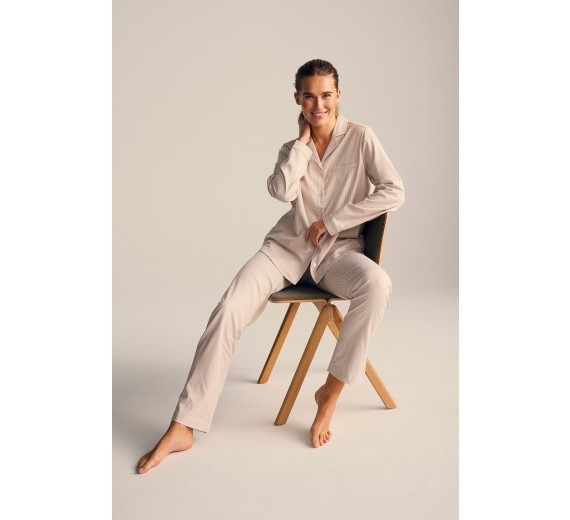 Bambus Pyjamas Bukser, Dame, Beige, JBS of Denmark, Str. 2XL