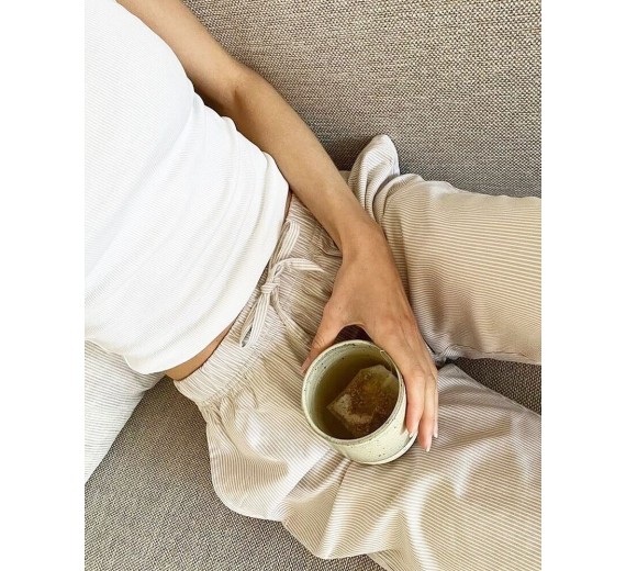 Bambus Pyjamas Bukser, Dame, Beige, JBS of Denmark, Str. XL