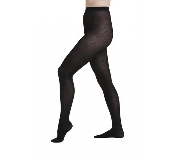 Decoy Bambus Strømpebukser Sort, 200 Denier - Str. S/M