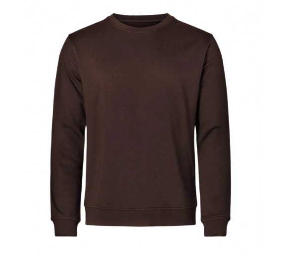 Bambus Sweatshirt Til Mænd, Resteröds, Brun, Str. Medium