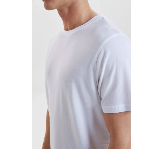 Bambus t-shirt til mænd, Resteröds, Hvid, Str. Large