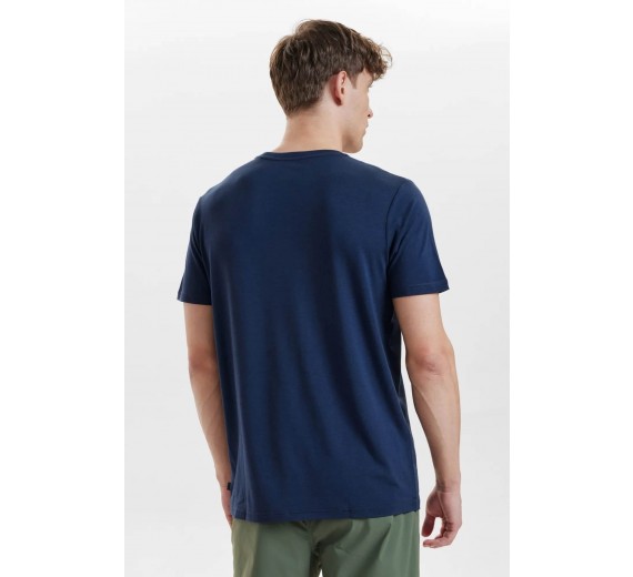 Bambus t-shirt til mænd, Resteröds, Navy, Str. Large