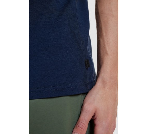 Bambus t-shirt til mænd, Resteröds, Navy, Str. medium