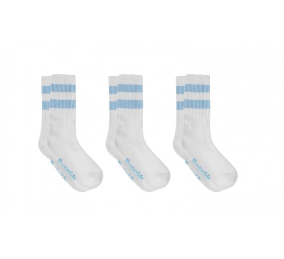 3-pak bambus tennissokker fra Resterods, hvid, str. 40-45