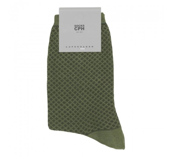 Socks CPH damestrømper, viskose, grøn, str. 35-38