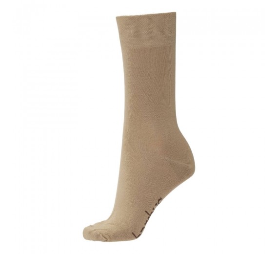 Beige bambussokker, str. 39-42