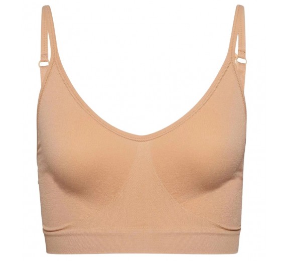 Decoy BH-top med smalle stropper, nude, str. XS