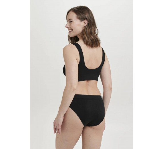 Decoy BH-top med brede stropper, sort, str. XL