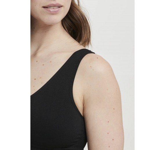 Decoy BH-top med brede stropper, sort, str. medium