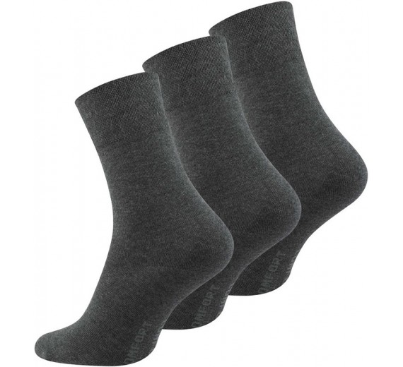 Grå Diabetes Strømper - Str. 43-46