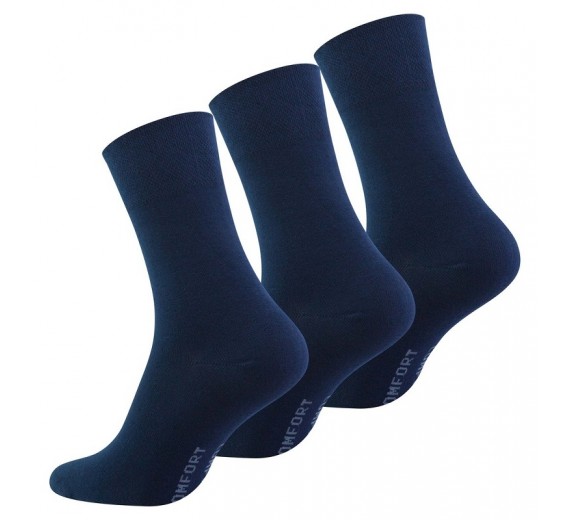 Navy Diabetes Strømper - Str. 35-38