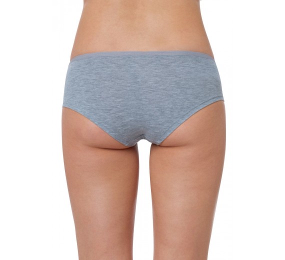 3-Pak Hipster Trusser, Grå Melange, Str. XL