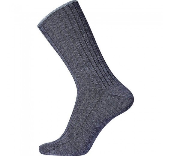 Blå Egtved Uldstrømper "Uden Elastik" Str. 40-45