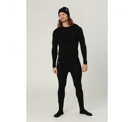 Sorte uld Long Johns til mænd, Coastland of Denmark, str. small