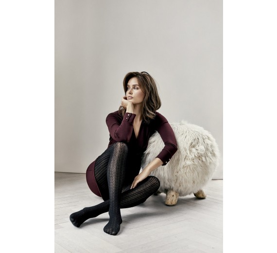 Decoy Bambus Strømpebukser Sort, 100 Denier - Str. XXL