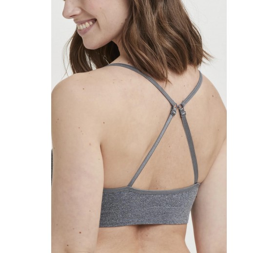 Decoy BH-top med smalle stropper, grå, str. small