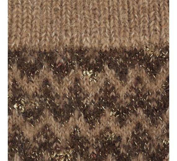 Decoy cosysocks glitter mohair - Brun str. 37-41