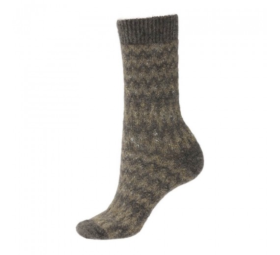 Decoy cosysocks glitter mohair - Grå str. 37-41